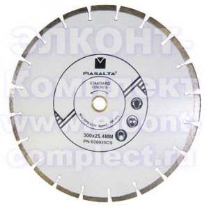 Алмазный диск 16СS (бетон, D400 мм 40х3,4х8, 28 режущих кромок)